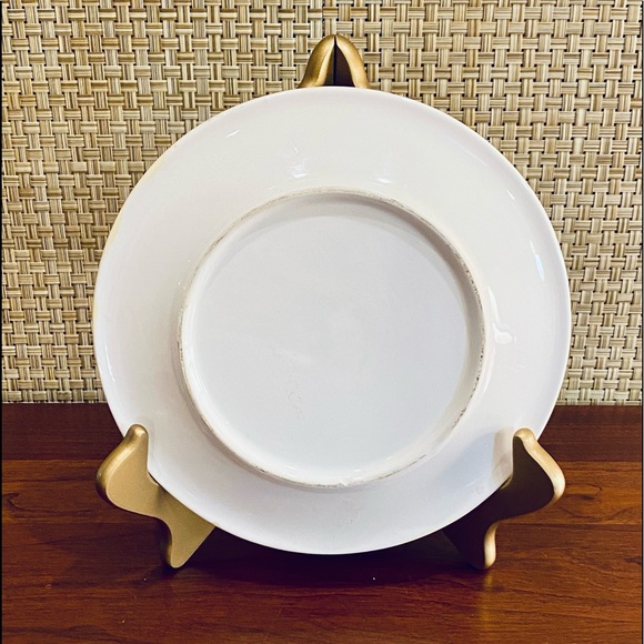 🌟HP🌟VTG 1990-2000 Set of 4 Folk Art Floral Dessert/Salad Plates - Picture 7 of 10